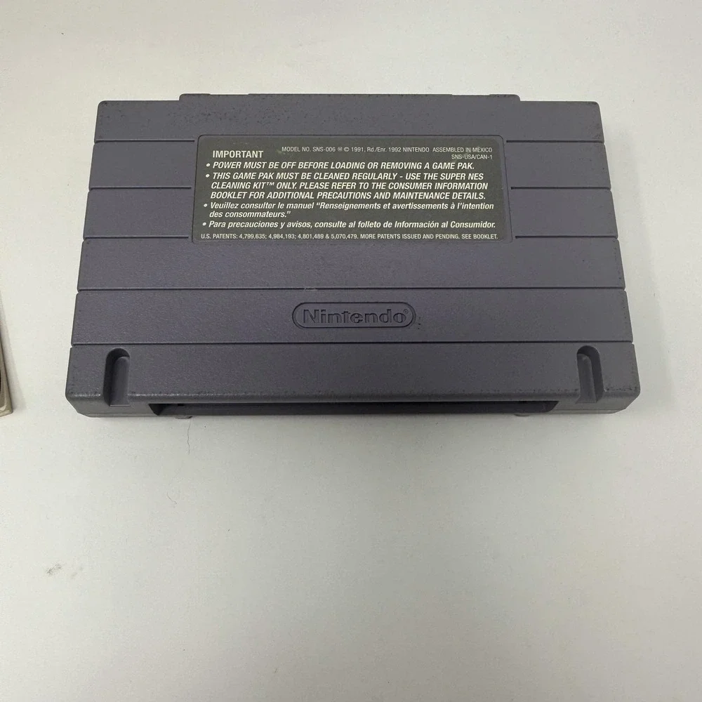 Vintage Super‎ Caesars Palace Super Nintendo SNES Game Box Manual Complete CIB